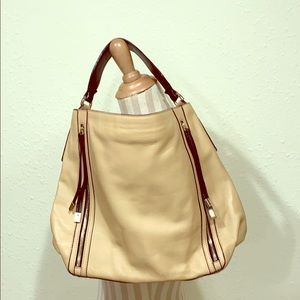 Tan Neiman Marcus Soft Leather Bag